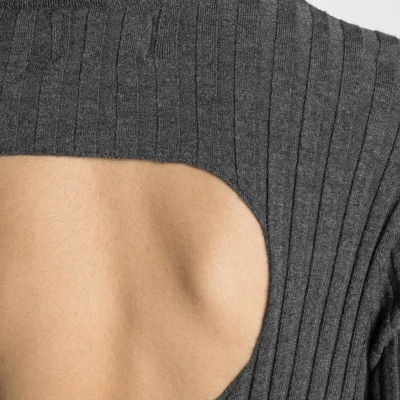 New BIRGITTE HERSKIND Iman Dress - Dark Grey  Size L - Picture 3 of 9